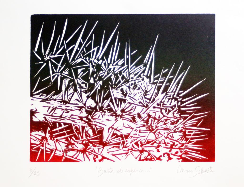 With thorns close